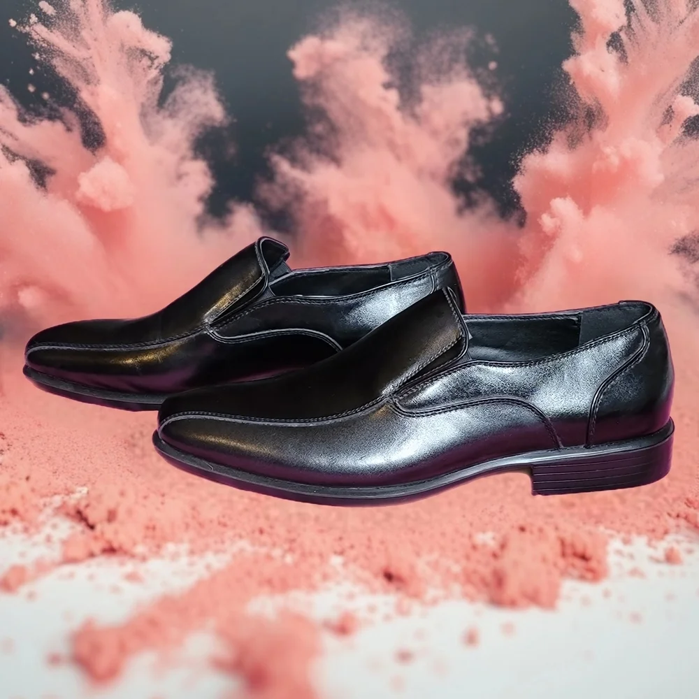 Van Heusen Men's Black Oxfords